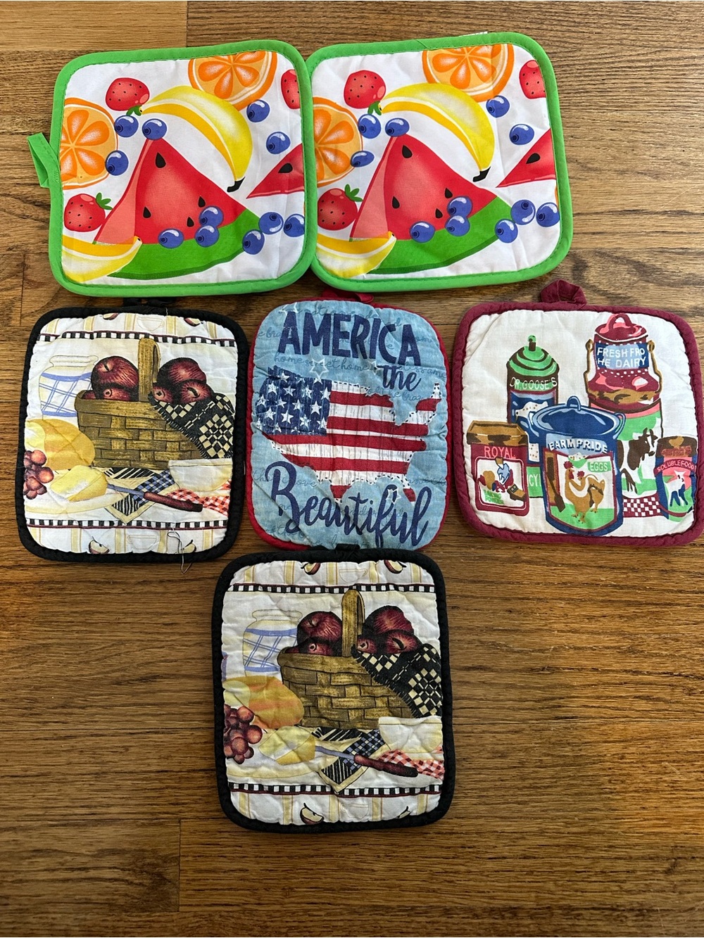 Set of 6 Potholders